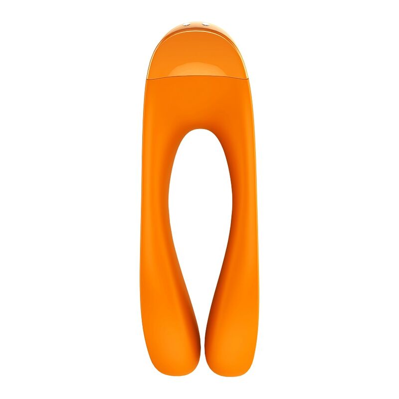 Vibratore da dito candy Cane arancione di Satisfyer, immagine 3