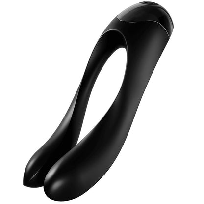 Vibratore da dito candy Cane nero di Satisfyer