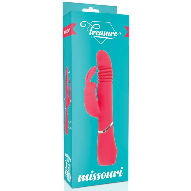 Sex toy tesoro Missouri rosa in silicone, immagine 7