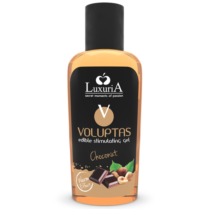 Gel da massaggio Voluptas alimentare effetto riscaldante - cioccolato 100 ml di Intimateline Luxuria