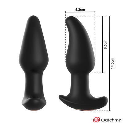 Plug anale Watchme remote control vibratore con rotazione di perle di Amadeus di Anbiguo, immagine 4