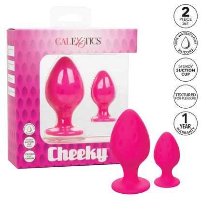 Plug anale buttplug cheeky rosa di Calexotics