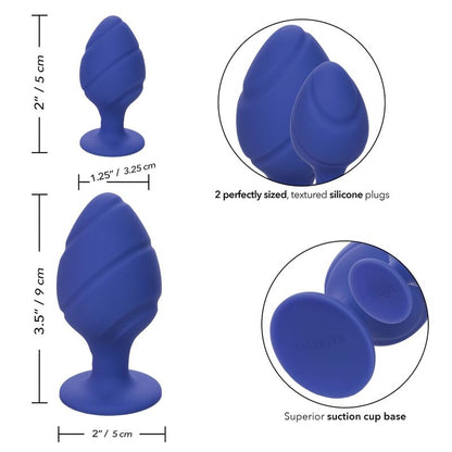 Plug anale buttplug cheeky viola di Calexotics, immagine 9