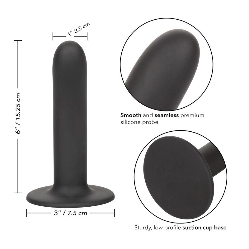 Dildo boundless 15.25 cm compatibile con Limbracatura liscio di Calexotics, immagine 3
