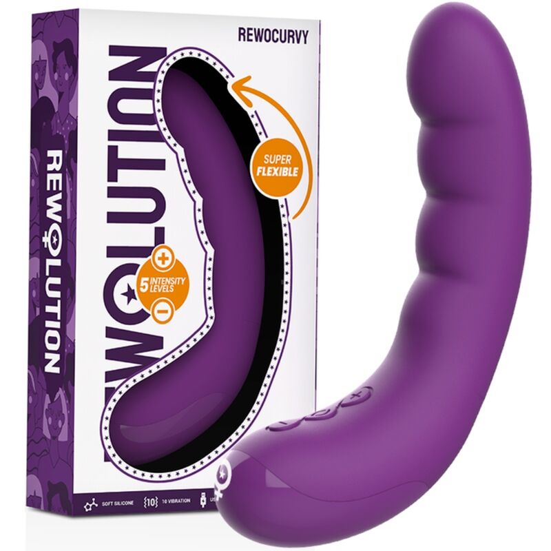 Vibratore flessibile ricaricabile Rewocurvy di Rewolution