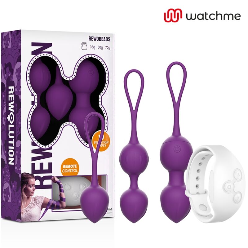 Sfere vibranti Rewobeads telecomando con tecnologia watchme di Rewolution