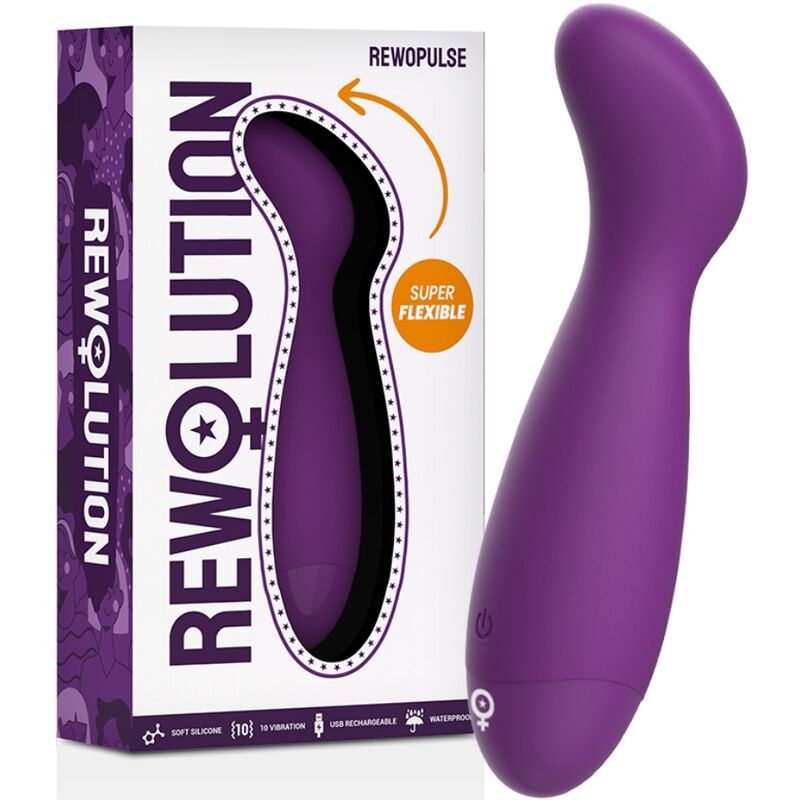 Vibratore Rewopulse flessibile stimolatore del punto g di Rewolution