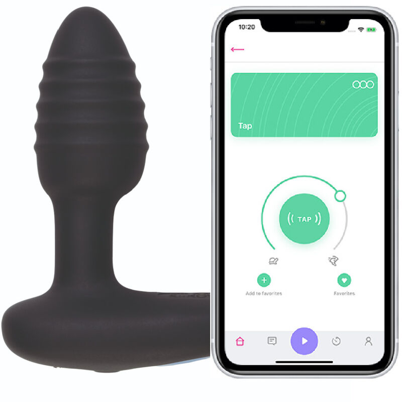 Ovetto vibrante aPP per il controllo delle vibrazioni della spina Lumen di Kiiroo
