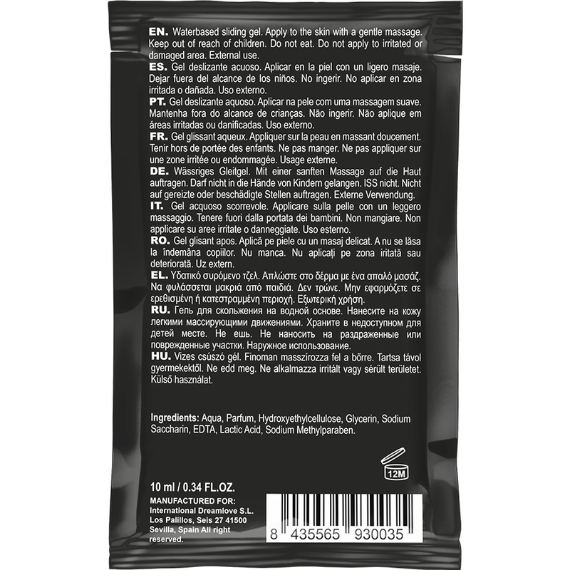 Lubrificante kissable a base acqua di fragola pocket 10 ml di Coquette Chic Desire, immagine 2