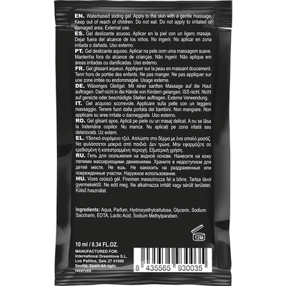 Lubrificante kissable a base acqua di fragola pocket 10 ml di Coquette Chic Desire, immagine 2