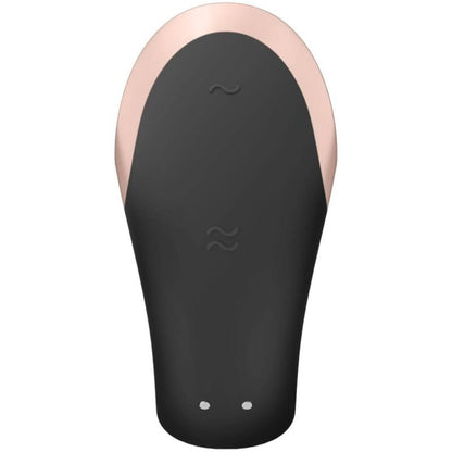 Vibratore double love partner di lusso nero di Satisfyer, immagine 3