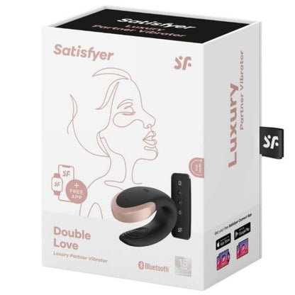Vibratore double love partner di lusso nero di Satisfyer, immagine 5