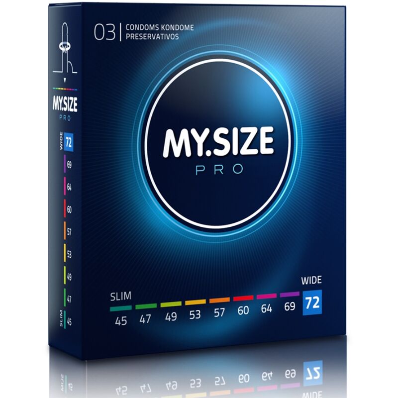 Preservativi Pro 72 mm 3 unità di My Size