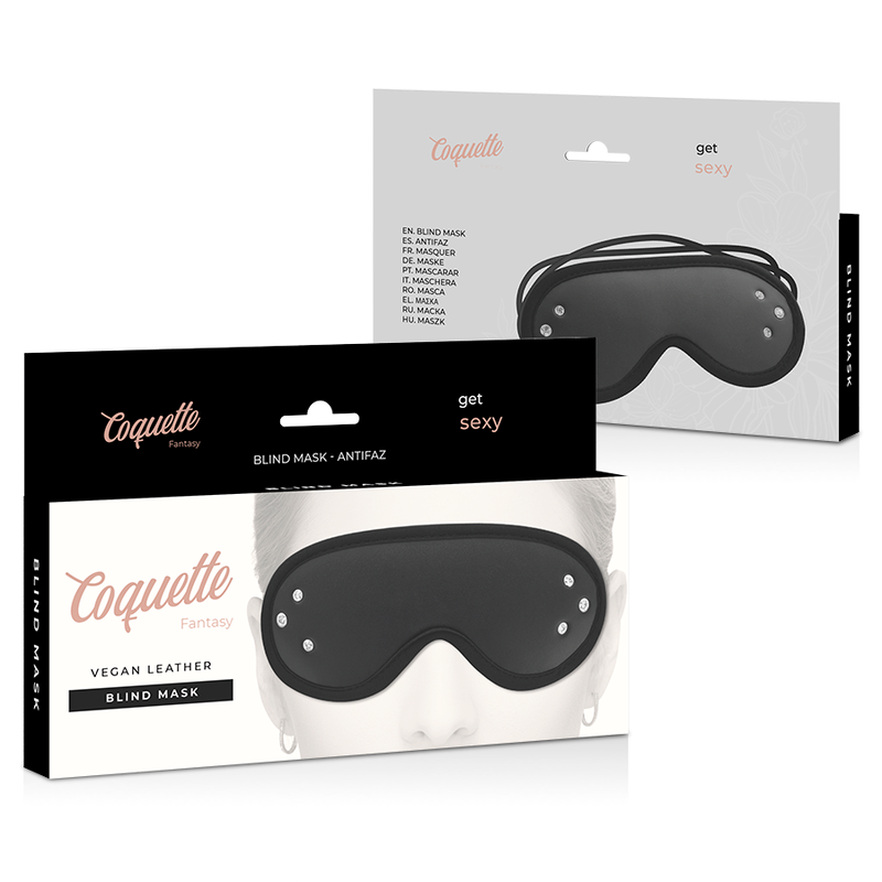 Maschera fantasia vegana in pelle con fodera in neoprene di Coquette Chic Desire, immagine 6