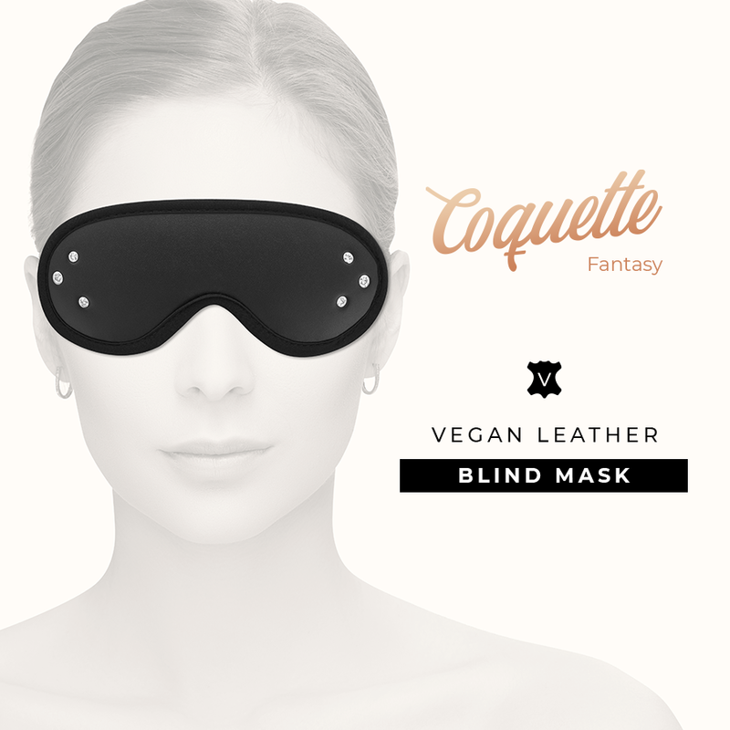 Maschera fantasia vegana in pelle con fodera in neoprene di Coquette Chic Desire, immagine 2