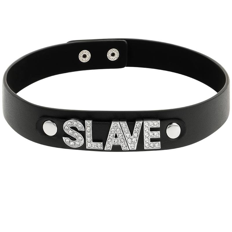 Accessorio sexy girocollo in pelle vegana Schiava di Coquette Chic Desire, immagine 3