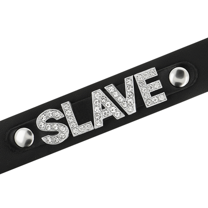 Accessorio sexy girocollo in pelle vegana Schiava di Coquette Chic Desire, immagine 4