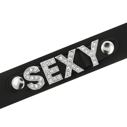 Accessorio sexy girocollo sexy in pelle vegana di Coquette Chic Desire, immagine 4