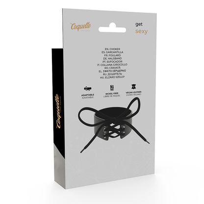Accessorio sexy girocollo in pelle vegana di Coquette Chic Desire, immagine 7