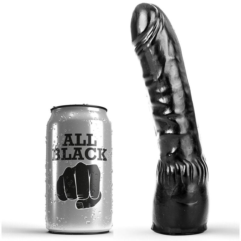 Dildo nero realistico 20 cm di All Black