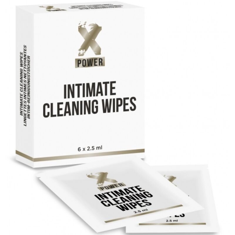 Cosmetica sensuale salviette pulizia intima 6 unità di Xpower