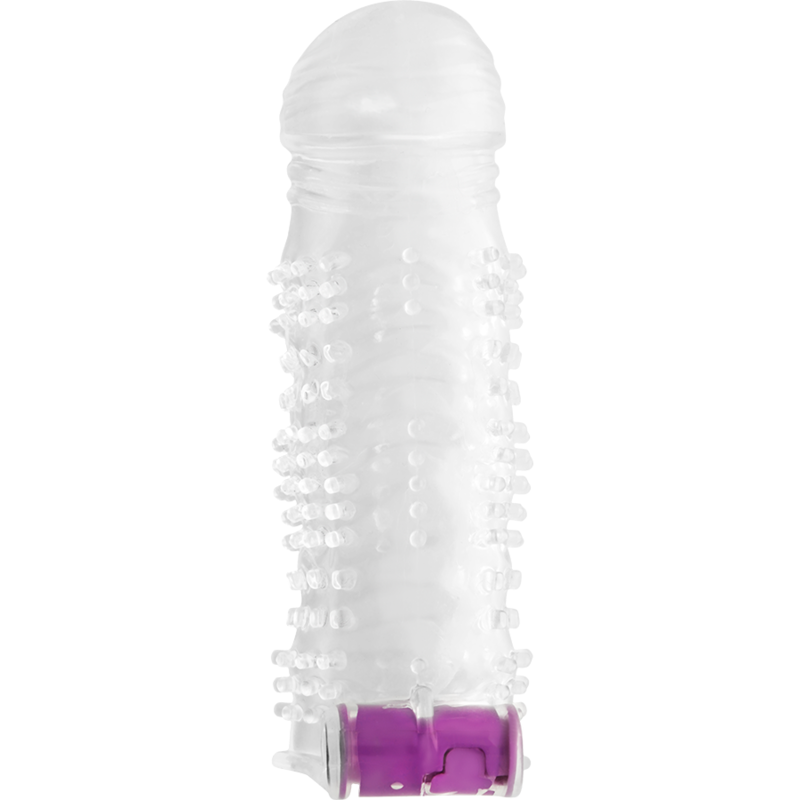 Guaina strutturata per il pene con proiettile vibrante di Ohmama