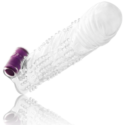 Guaina strutturata per il pene con proiettile vibrante di Ohmama, immagine 2
