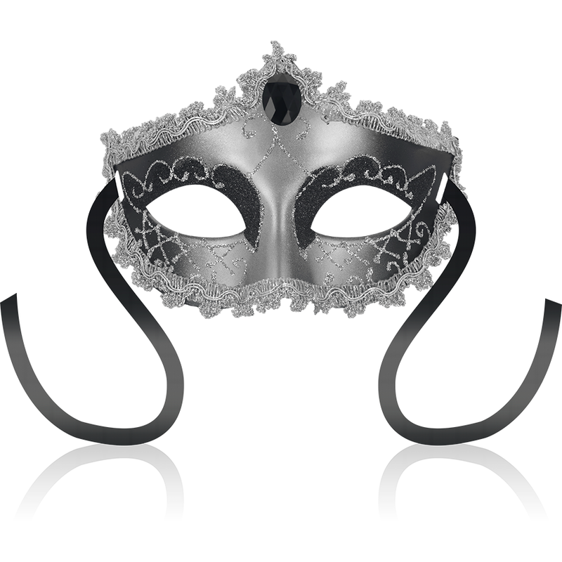Maschere maschera nera diamond grigia di Ohmama