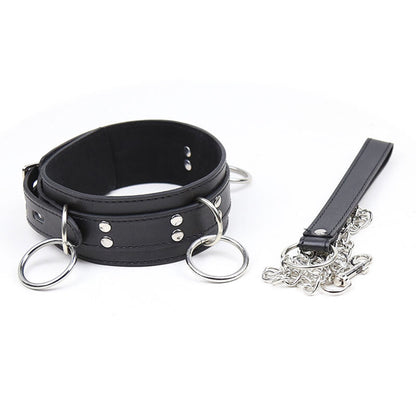 Collana di sottomissione con 3 anelli di Ohmama Fetish, immagine 4