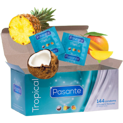 Preservativi sapori tropicali 144 unità di Pasante