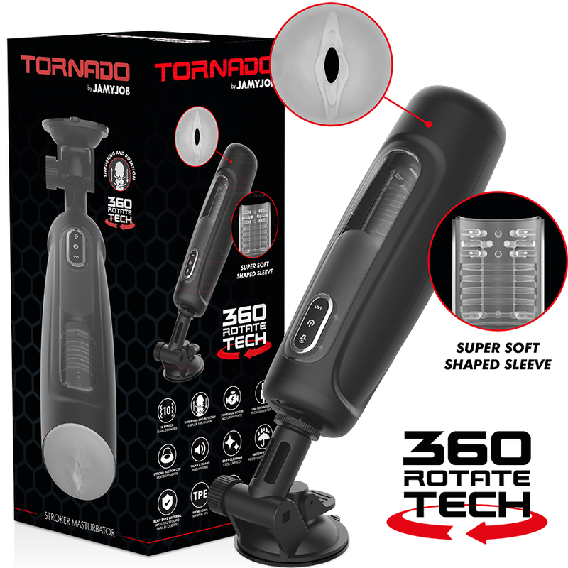 Tornado 360 Rotate tech stroker di Jamyjob