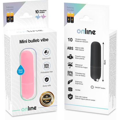 Vibratore mini Proiettore rosa di Online, immagine 4