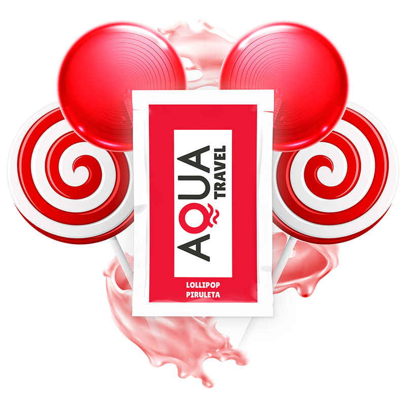 Lubrificante a base acqua gusto Lollipop 6 ml di Aqua Travel