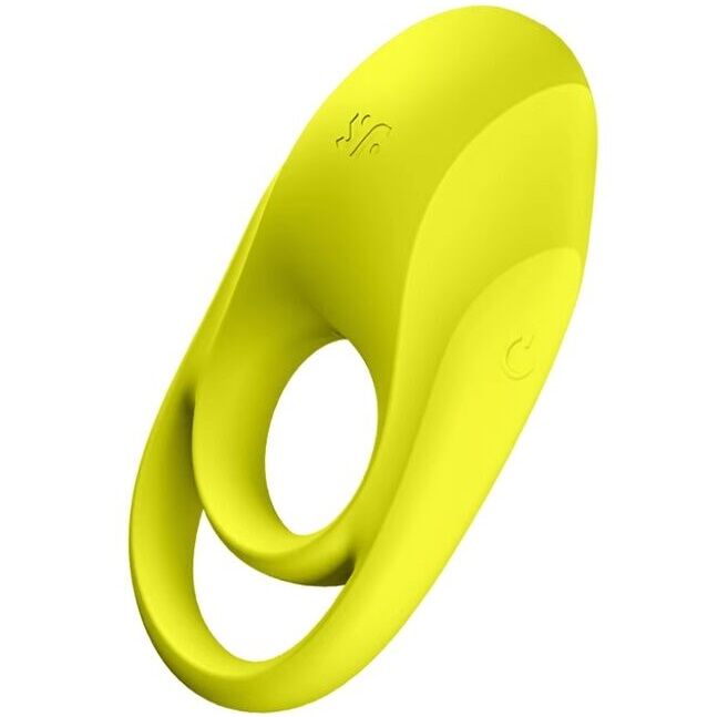 Vibratore ad anello duo spettacolare giallo di Satisfyer
