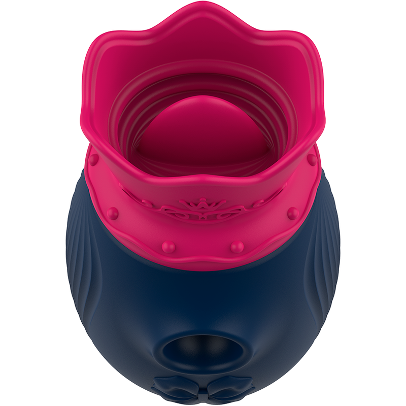 Stimolatore clitorideo 10 modalità di aspirazione e leccatura - blu di Intense, immagine 3