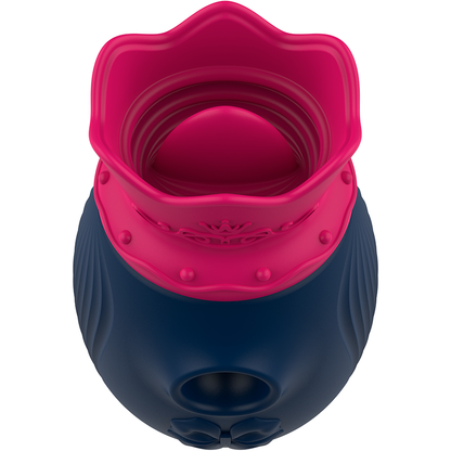 Stimolatore clitorideo 10 modalità di aspirazione e leccatura - blu di Intense, immagine 3