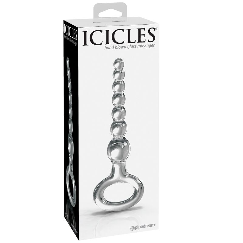 Plug anale N. 67 anale in vetro di Icicles, immagine 2