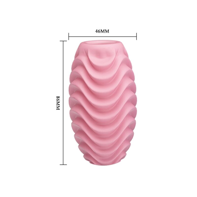 Uovo masturbatore a doppia faccia rosa di Pretty Love, immagine 4