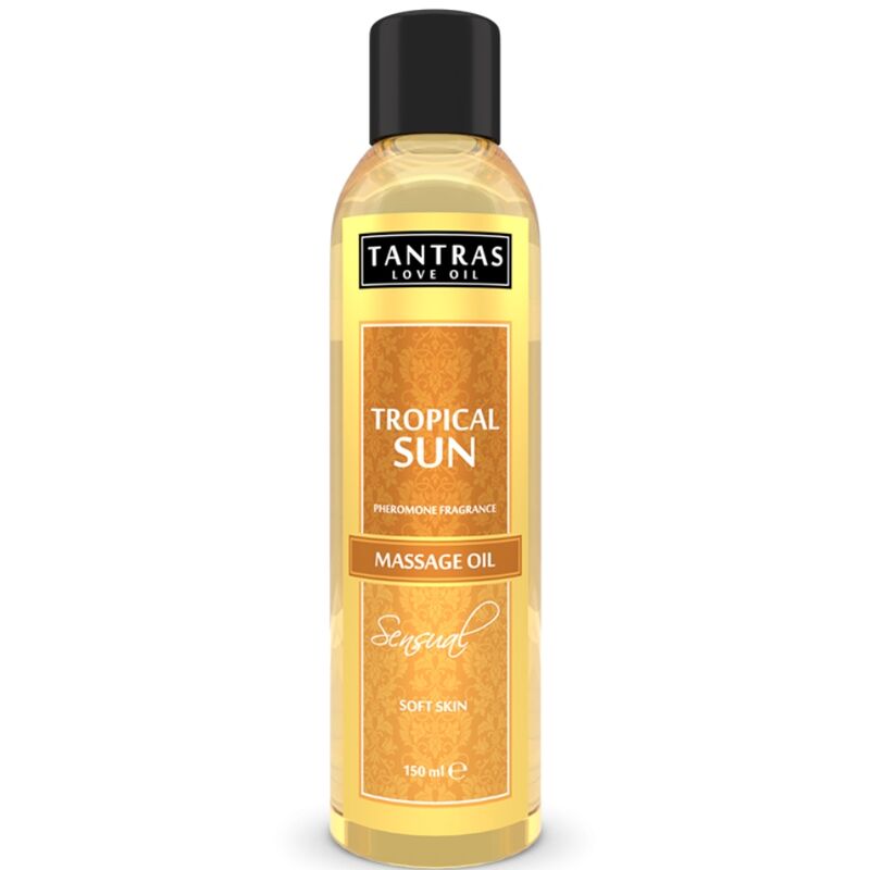 Olio da massaggio Tantras love oil sole tropicale 150 ml di Intimateline