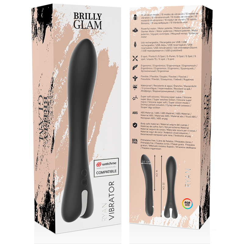 Vibratore Ryan e telecomando watchme di Brilly Glam, immagine 10