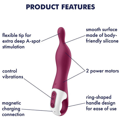 Vibratore Amazing 1 Aspot Berry di Satisfyer, immagine 4