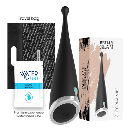 Vibratore nero Clitoriale spot di Brilly Glam