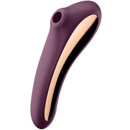 Vibratore dual kiss air pulse rosso vino di Satisfyer