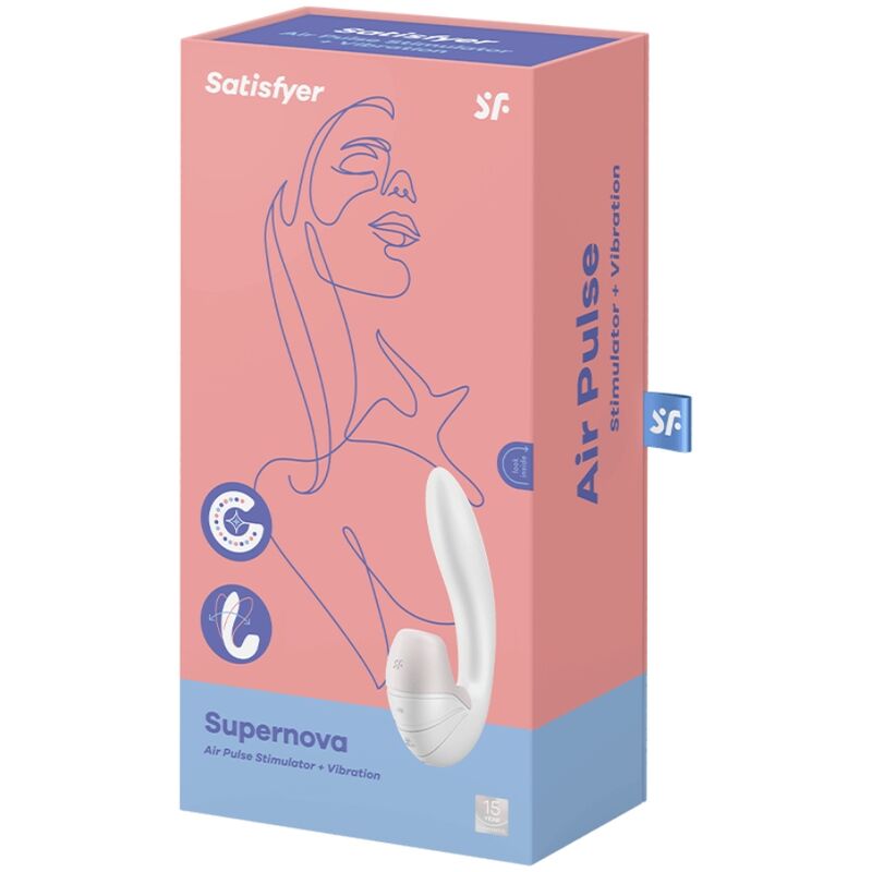 Stimolator e vibrazione Supernova bianco di Satisfyer, immagine 3