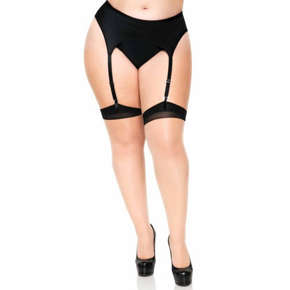 Costume in lycra 2 toni con cucitura posteriore e Tacco Cubano di Leg Avenue