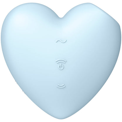 Stimolatore Cutie heart e vibratore a impulsi D'aria blu di Satisfyer, immagine 2