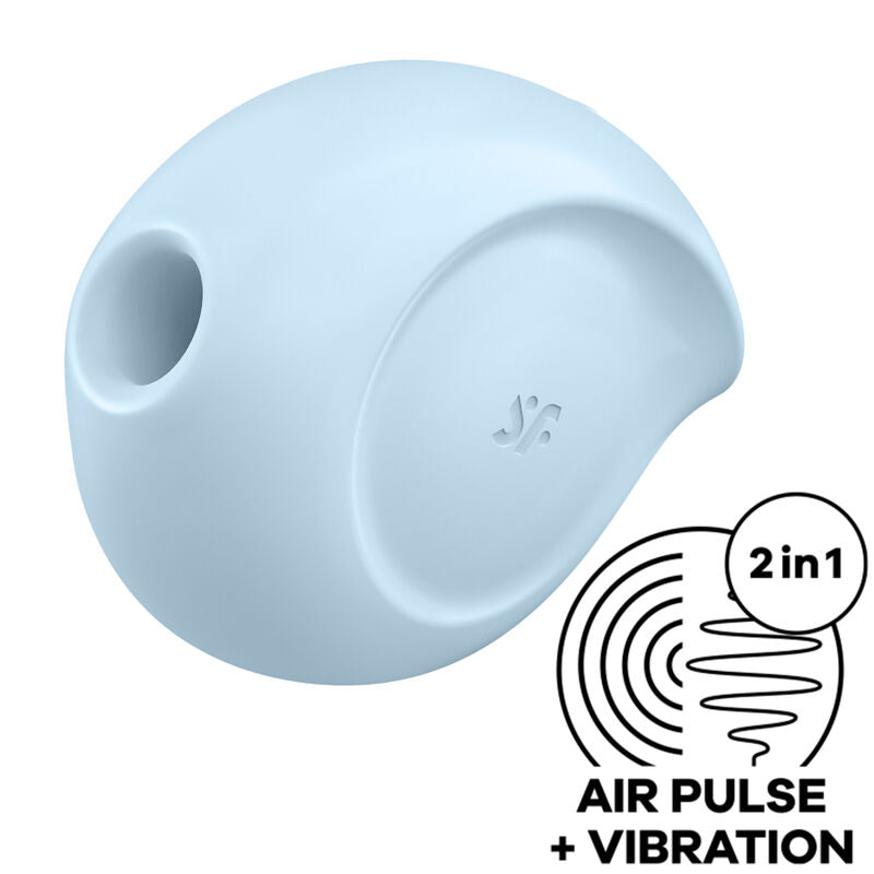 Stimolatore e vibratore a impulsi D'aria sugar Rush blu di Satisfyer