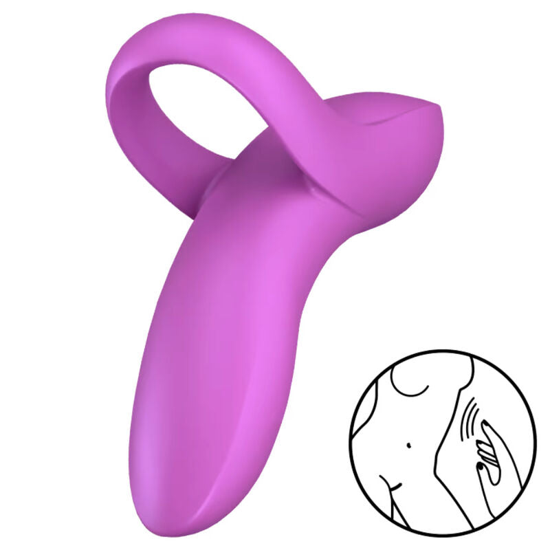 Vibratore da dito Bold lover rosa di Satisfyer