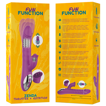 Vibratore Zenda thruster e rotazione di Fun Function, immagine 9