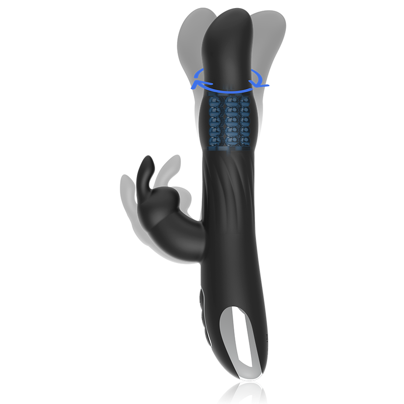 Vibratore rabbit Moebius e rotatore e telecomando watchme di Brilly Glam, immagine 3